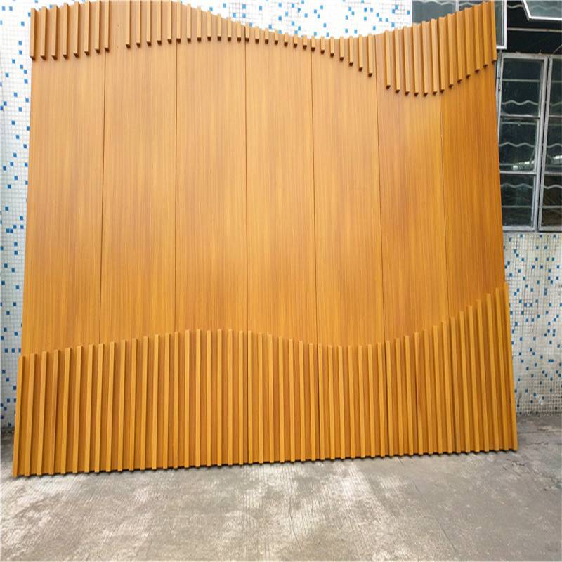 aluminum wooden grain panel